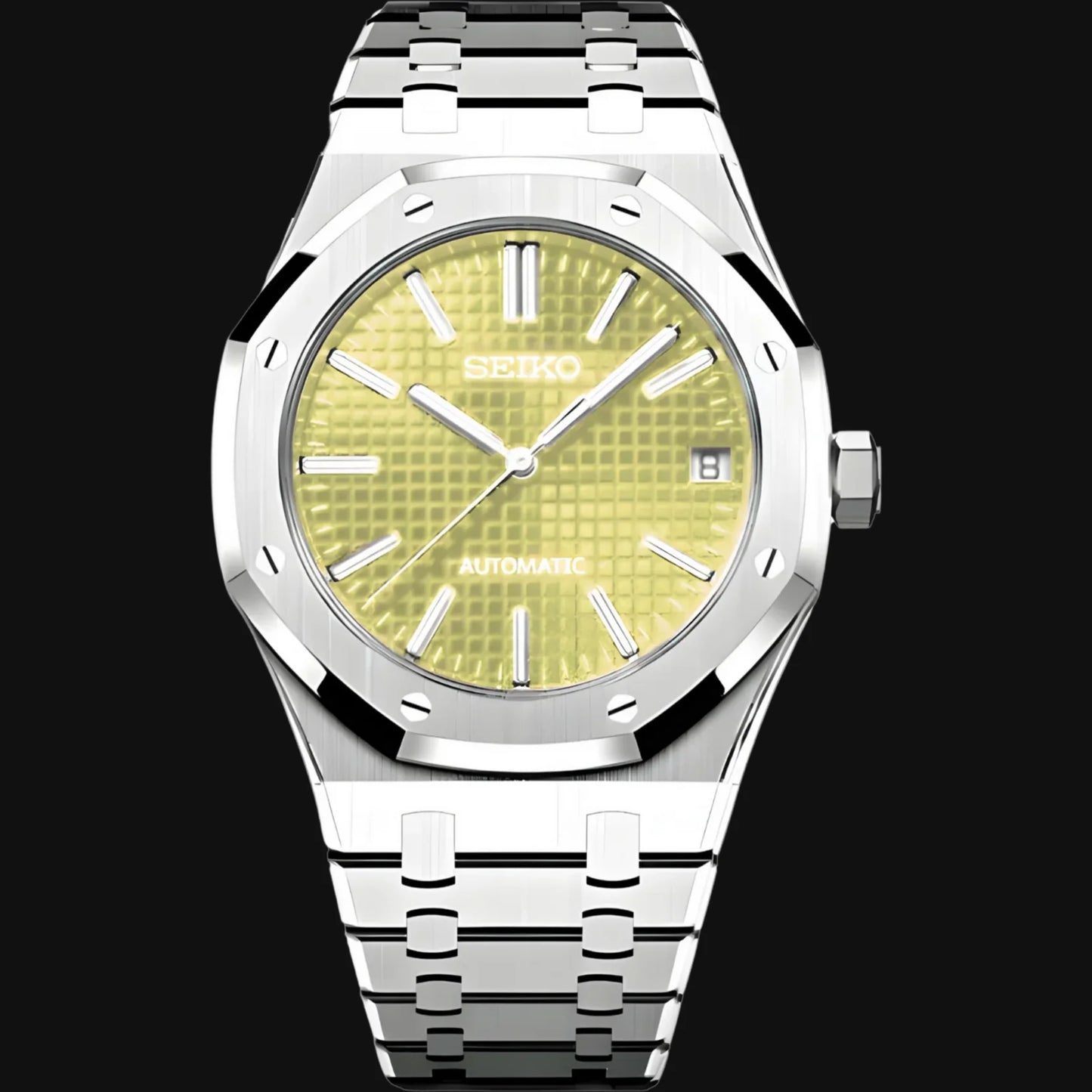 Seiko Mod Royal Oak "Yellow"