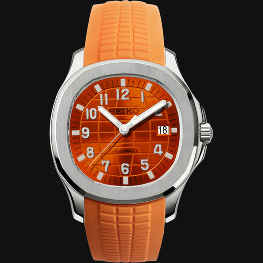 Seiko Mod Nautilus "Orange"